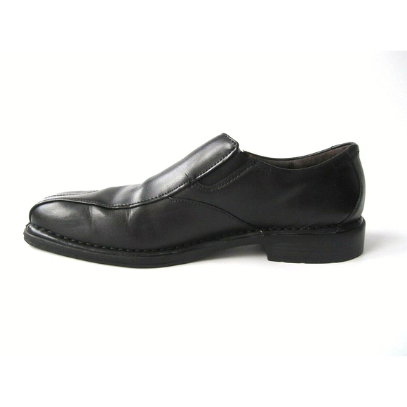 Nunn Bush Mens Size 12M Slip On Split Toe Loafers Black Leather, Gel 84040-001 - Picture 9 of 12